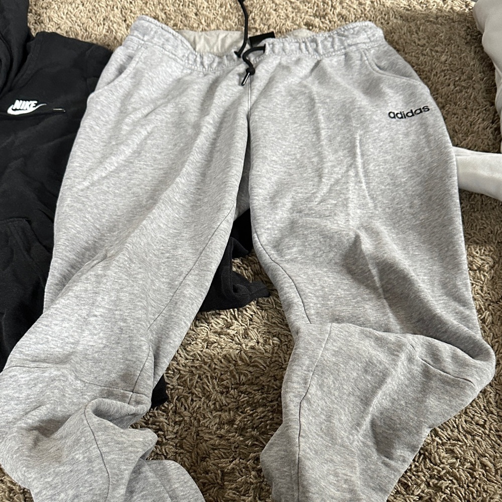 Adidas women’s small Light Gray Joggers